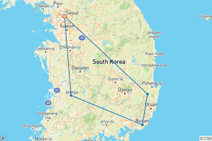 Map of Delve Deep: South Korea