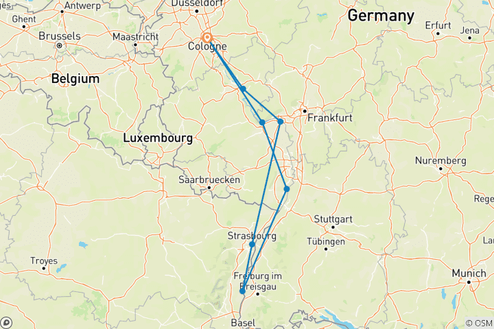 Karte von Rhein Naturerlebnis Süd 2026