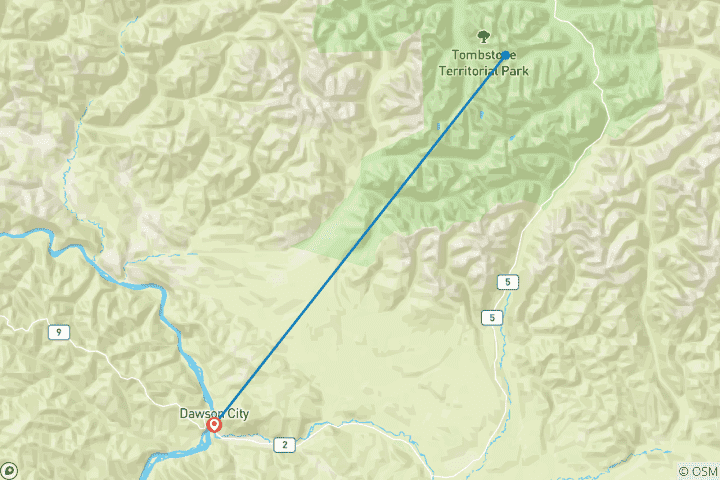 Map of Tombstone Park Day Tour