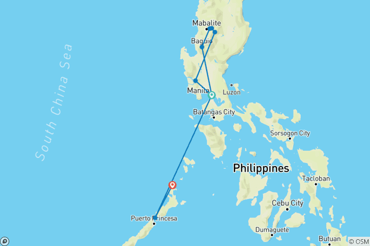 Map of The Philippines: Mountains & Islands