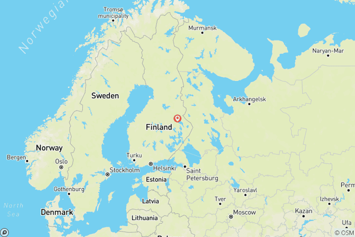 Map of Winter holiday in the Karelian way