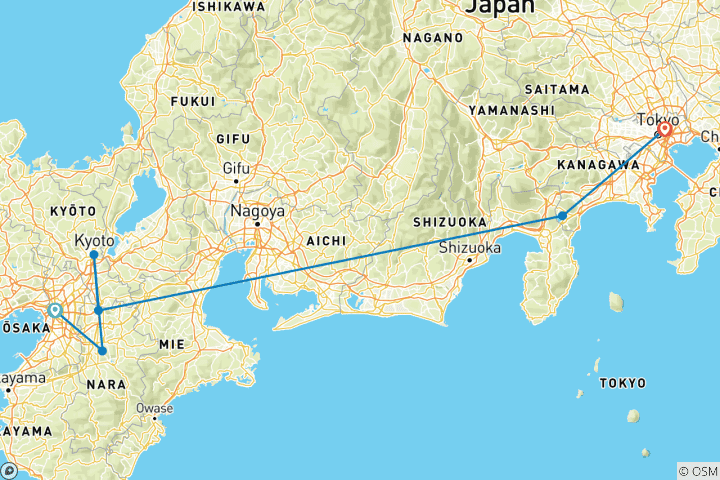 Map of Wonders of Japan