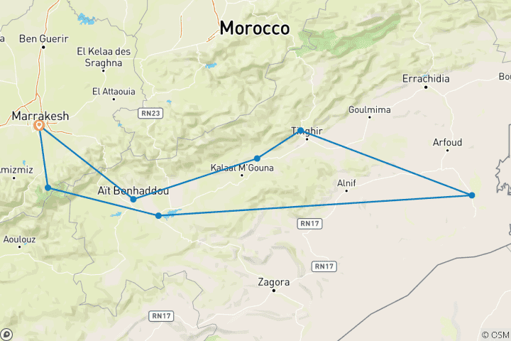 Map of Morocco Uncovered