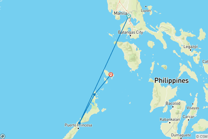 Map of Epic Philippines: Island Hopping Adventure