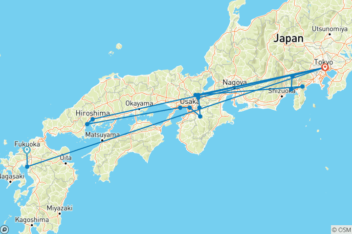 Map of Classic Japan