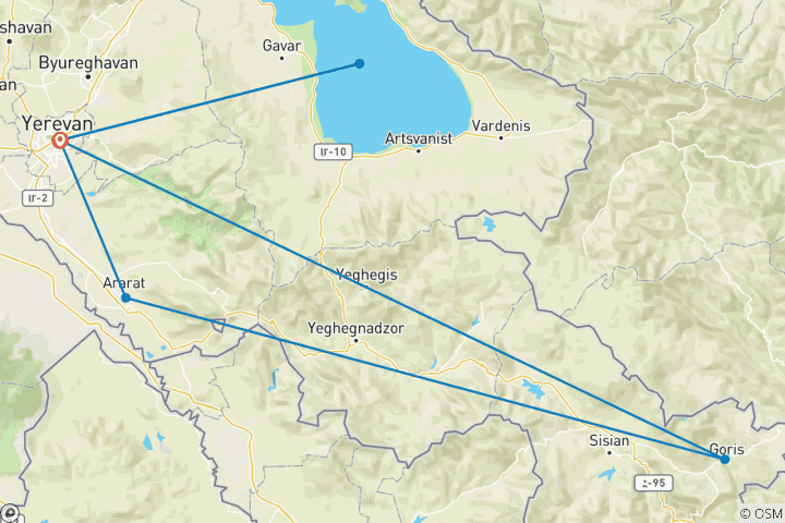 Karte von ARMENIEN | Im Schatten des Ararat