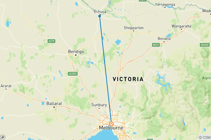 Carte du circuit Murray River Explorer Echuca → Echuca (2025)