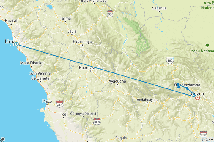 Map of Solo-ish Peru