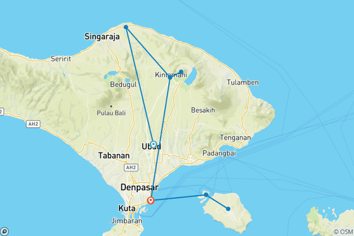 Map of Solo-ish Bali