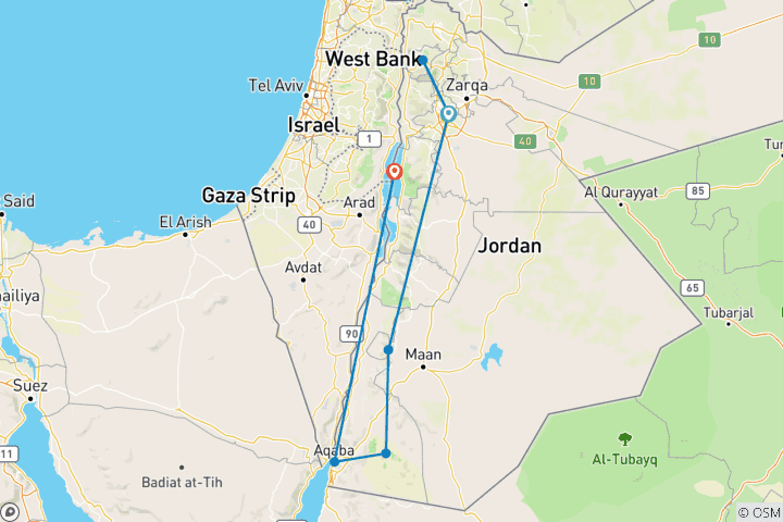 Map of Solo-ish Jordan