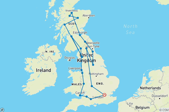 Map of Essential Britain