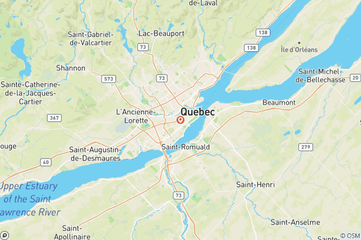 Map of 5-Day Quebec: Enjoy The French-Canadian Magic