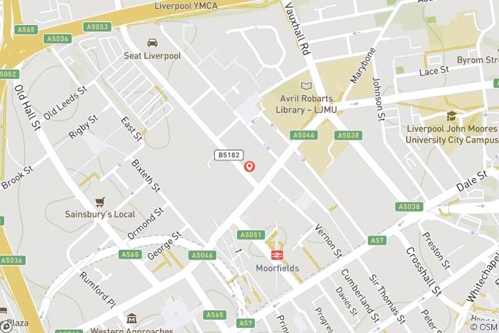 Map of Anfield Stadium&LFC Liverpool Experience