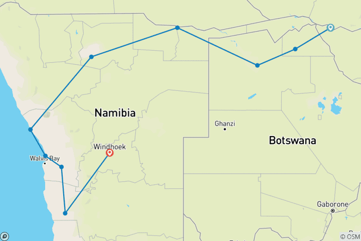 Map of Deserts & Delta Family Overland