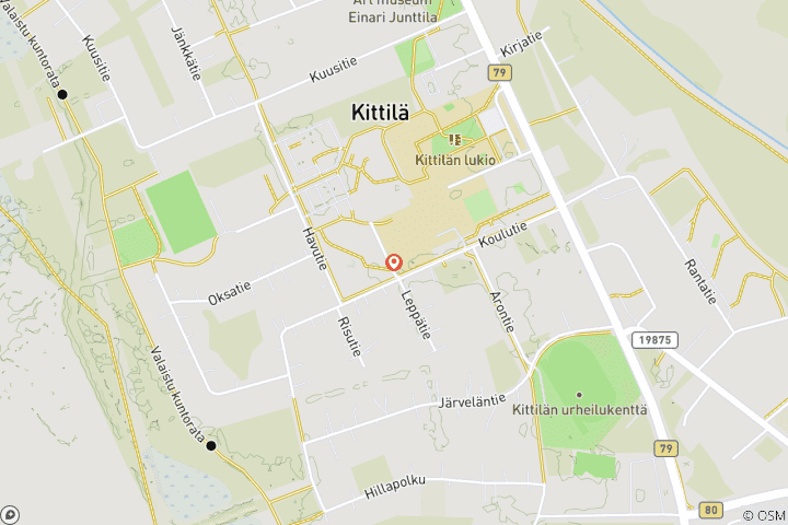 Carte du circuit Finlande - Une randonnée en husky dans l'immensité de la Laponie
