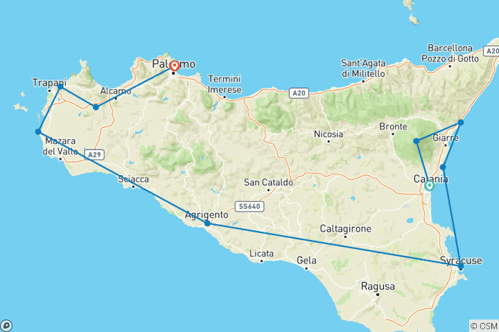Map of Sicilian Secrets special Carnival 2026