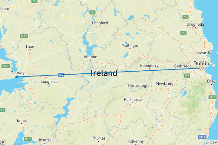 Map of Cordial Galway