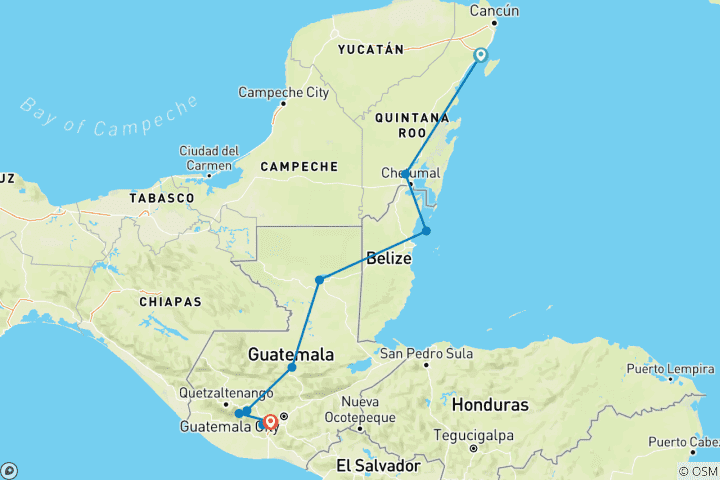 Map of Central America Intro