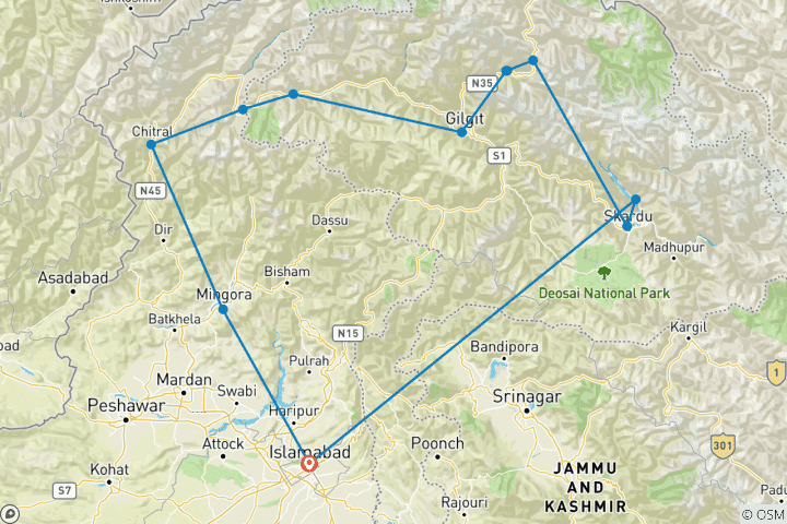 Map of Kalash Festival: Chilam Joshi – A Spring Cultural Extravaganza