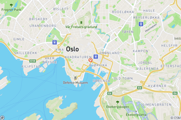 Map of 5 Days In Oslo,Norway