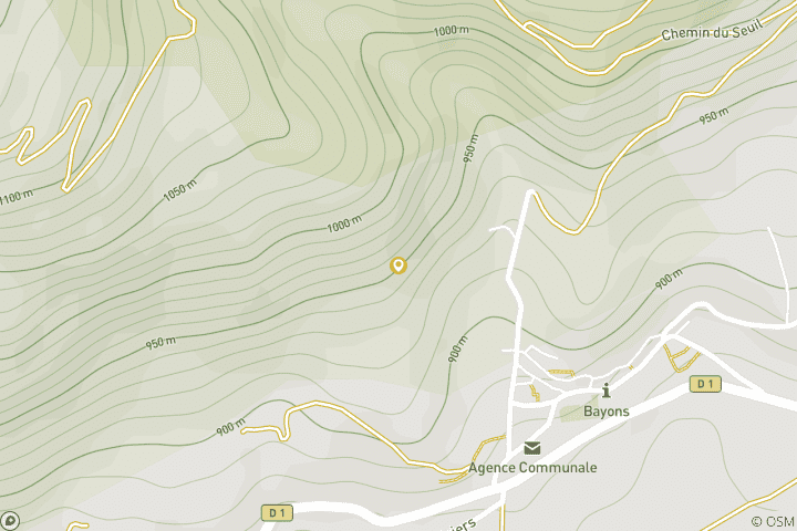 Map of Wolf Tracking in the Alps