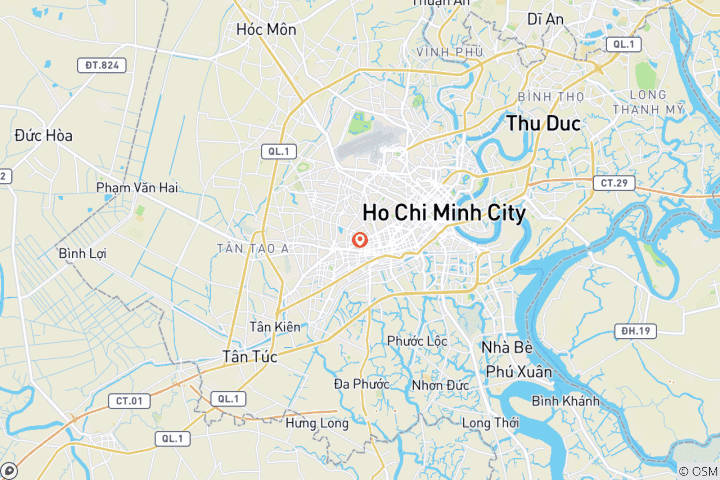 Karte von Combo Ho-Chi-Minh-Stadt & Cu-Chi-Tunnel in 1 Tag | Von Ho-Chi-Minh, Vietnam