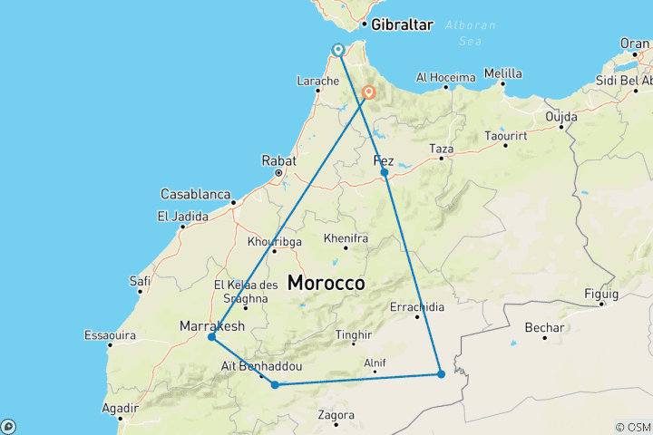 Map of morocco: sand, souks + spices (girls trip)