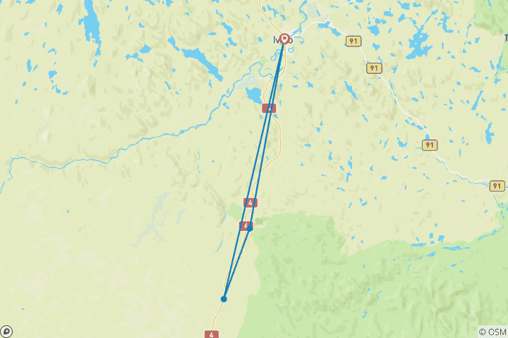 Map of Finnish nature experiences