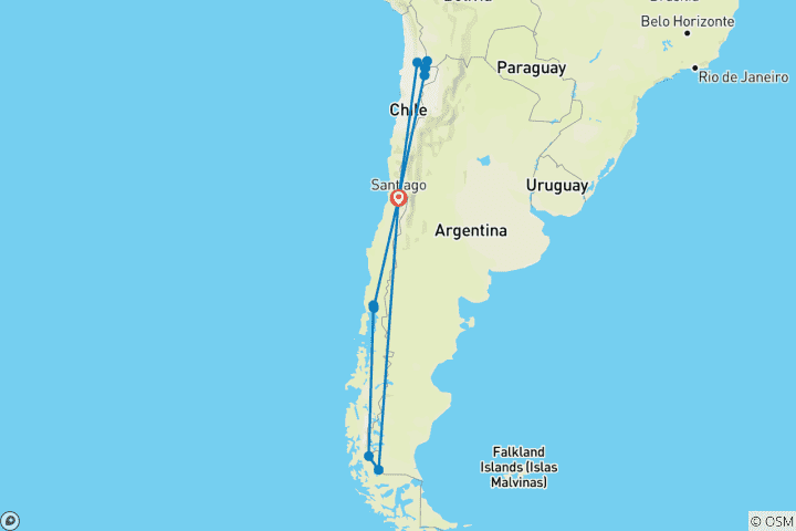 Map of Discover Chile (2025)