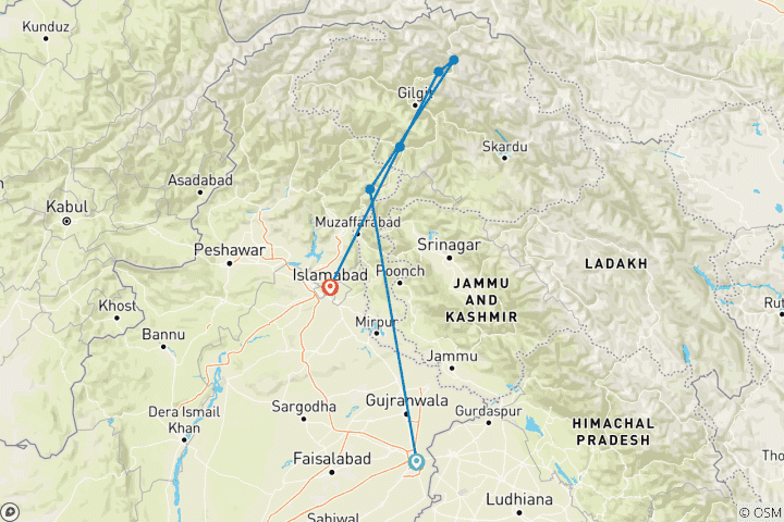 Map of Pakistan: Karakoram Highway, Local Eats & Village Life