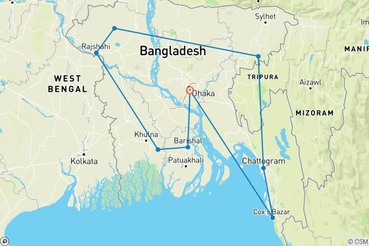 Map of Bangladesh Highlights: Explore the Best of Bangladesh