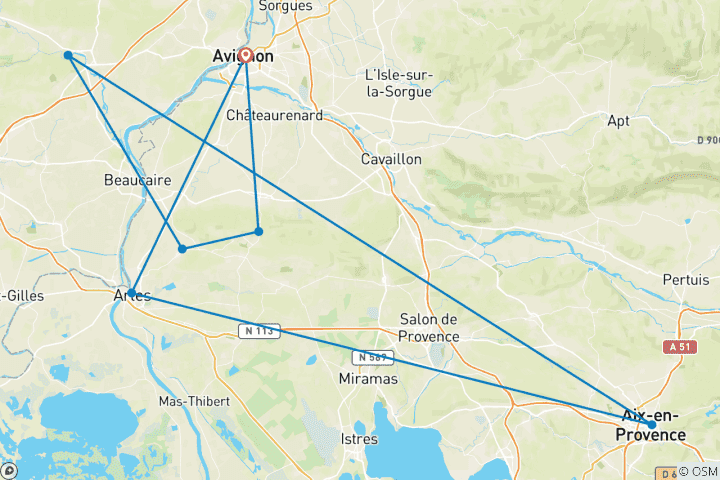 Mapa de Provenza: entre tradición y modernidad