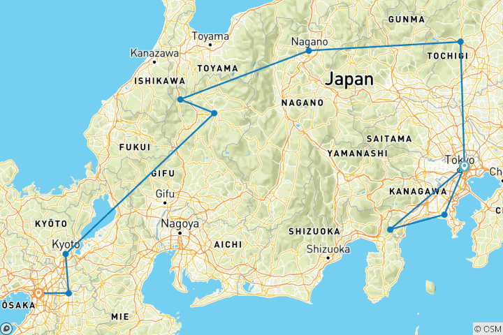 Map of Japan