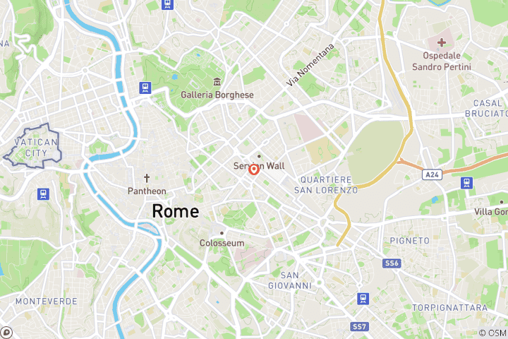 Map of Rome ─ City with a Heart