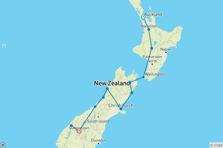 Map of Signature | New Zealand Up Close