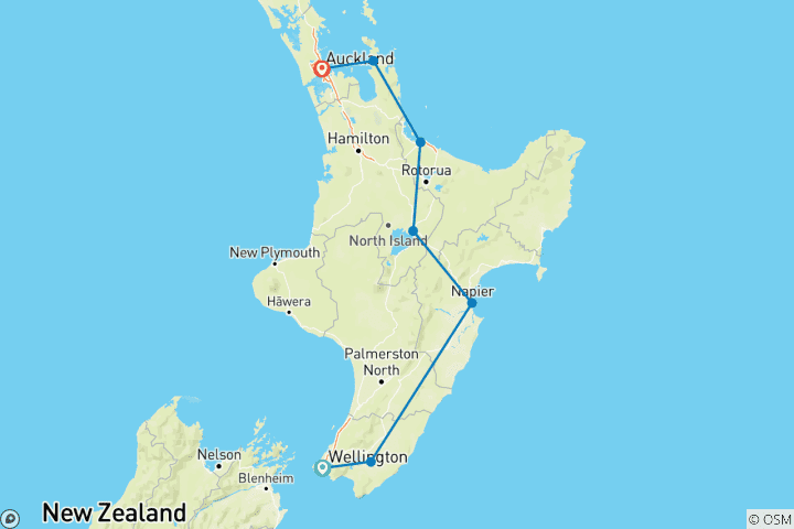 Map of 8-Day Northern Secrets