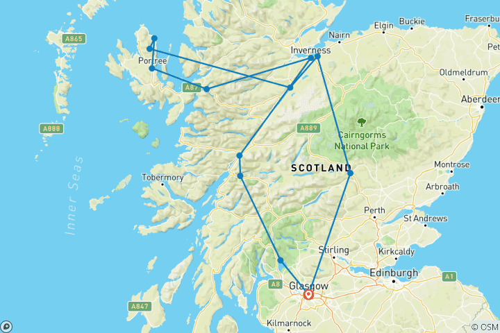 Carte du circuit L'expérience ultime de Skye
