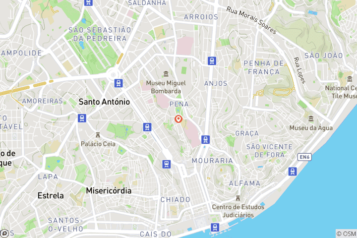 Map of Stopover package Lisbon (2 nights)