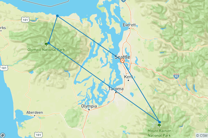 Map of Snapshot: Seattle's Pacific Northwest