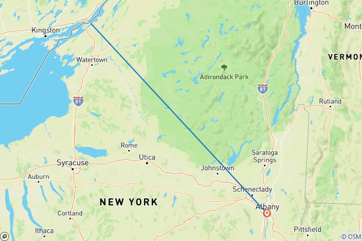 Carte du circuit Les 1000 îles