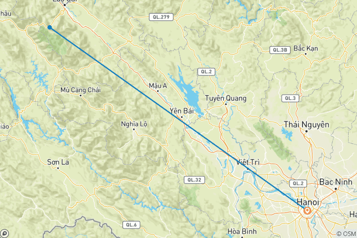 Mapa de Aventura en Sapa