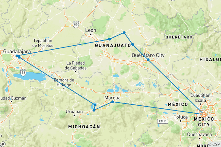 Map of Colonial Mexico