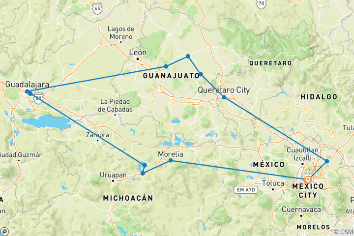 Map of Colonial Mexico (including San Juan Teotihuacán)