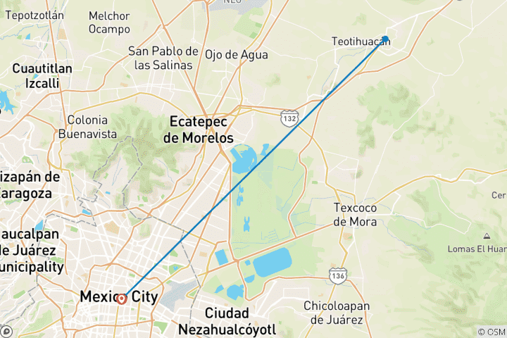 Map of Mexico City