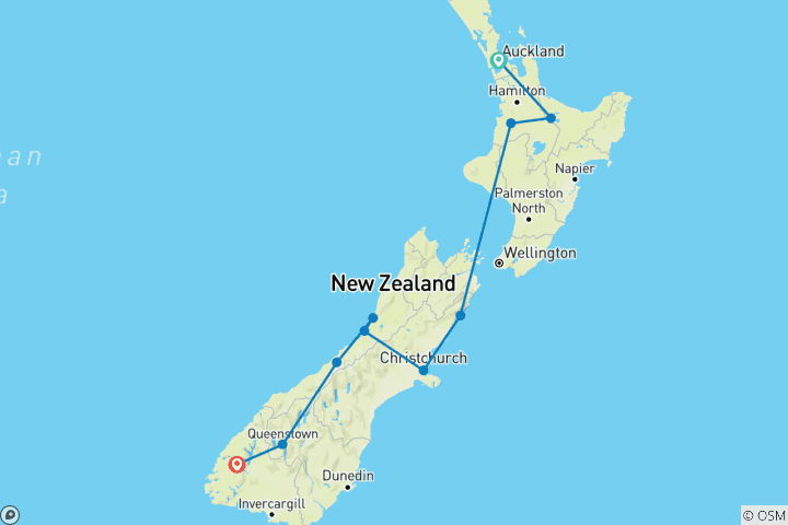 Map of Solo-ish New Zealand