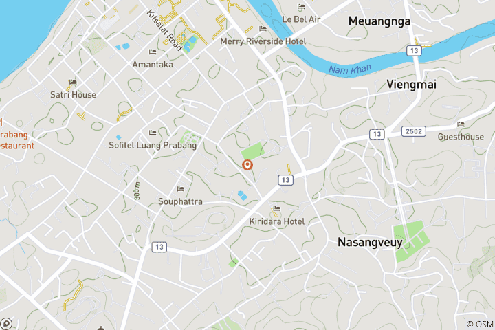 Map of Laos Discovery: 6-Day Mekong Cruise to Luang Prabang Highlights