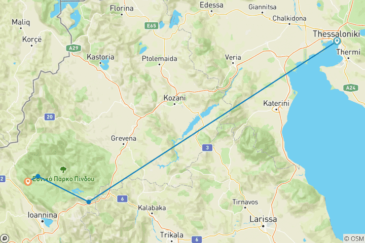 Carte du circuit Sentier des ours
