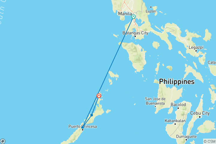 Map of TIDES OF PARADISE: AN IMMERSIVE 10 DAYS ISLAND TOUR THROUGH THE PHILIPPINES