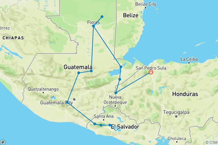 Map of Culture & nature in Mesoamerica