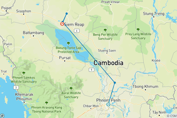 Map of Premium Cambodia